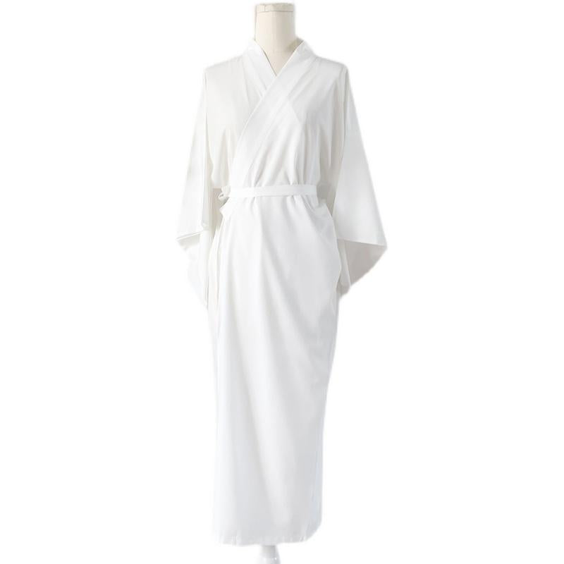 Women's Kimono Yukata Inner White Dress Long Sleeveless Underlayer