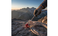 High-Strength Aluminum Alloy Fall Arrester Automatic Locking Rope Grab Lightweight Climbing Ascender Portable for Arborists, Climbers, Construction, Mountaineering