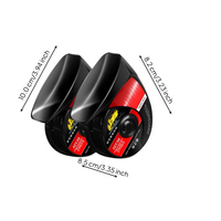 12V waterproof car horn, double-tone