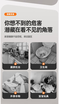 跨境款高温蒸汽洁机家用洗厨房抽油烟机窗户玻璃擦燃气灶空调美缝