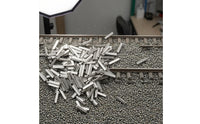 10 Pieces Metal Railway Track Connector Strip Narrow Model Train Track Connector Silver