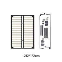 Murphy Bed Hardware Kit Folding Bed Mechanism Iron Frame Space Saving DIY Kit Flush-mount Lifting System Smooth Operation Suitable for Apartment Dwellers Amateur Builders Small Bedroom Home Office
