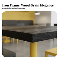 utilitarian Booth Seating sturdy Metal Frame Commercial Furniture for Bar Owners