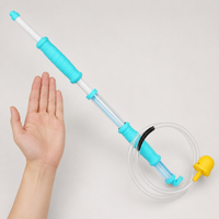 High-Pressure Water Gun 58cm, Water Spray Gun with Pump Function for Adults, Long Range 10-17m, Summer Water Sprayer for Garden & Beach