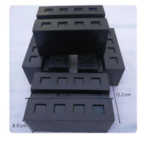 Non-slip heavy-duty rubber lift pad for car jacks, 6cm thick