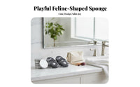 Gentle on Bristles Dry Makeup Brush Cleaner No Water Needed Eyeshadow Brush Cleaning Sponge Quick Clean for Travel, Dressing Table, Bathroom