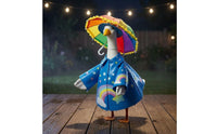 Goose Raincoat Set Outdoor Goose Costume with Umbrella Easy to Wear for Yard