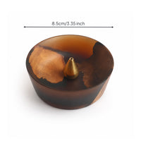 Incense Burner Sticks Holder Glossy Incense Burner Sticks Holder with Small Tray for Home Decor
