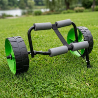 Foldable Kayak Cart Portable Kayak Cart with Strap Long-Lasting Dolly with Kickstand Stable for Paddlers, Shoreline