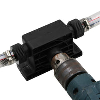 Metal Shaft Coupling Drill-Driven Fluid Pump Threaded Ports Drill-Powered Pump Compact Fluid Mover