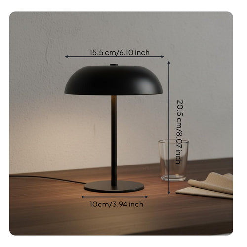 Ambient Toadstool Lamp Portable Creative Bedside Lamp Dimmable for Restaurant