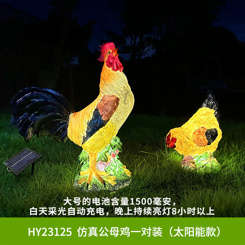 Rooster Hen Pair-l