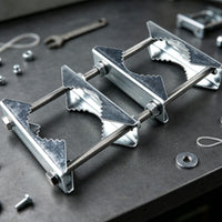Double Rod Clamp Serrated Hardware Adjustable for Canopy Support