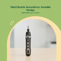 Cordless rechargeable electric screwdriver