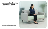 Modern Design Sofa and Coffee Table set Minimalist visual design Reception Seating robust Frame business Furniture firm density Foam padding for Business Owners, Office Managers, Interior Designers, Waiting Room