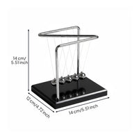 Desktop Motion Sculpture Conversation Piece Desk Toy Whisper-Quiet for Bookshelf