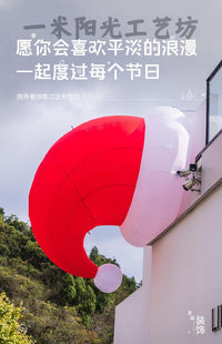 圣诞节装饰品充气圣诞老人气模爬墙橱窗摆件大型户外活动场景布置 A 绿包爬墙老人【2米】