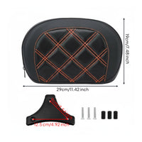 Motorcycle Backrest Pad Easy Installation Motorcycle Passenger Pillow