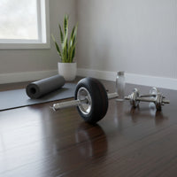 Fitness Wheel Knurled Ab Training Wheel Heavy-Duty Workout Roller for Fitness Enthusiasts