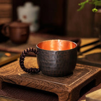 Vintage Tea Cup with Handle Heavy Gauge Iced Tea Mug Long-Lasting Drinkware Comfortable for Home