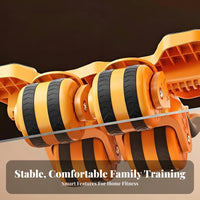 Ab Wheel, Automatic Return, Four-Wheel Home Fitness Equipment for Core Training