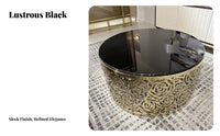 Circular Table with Floral Cutcarved Opening Base Marble Surface Round Pedestal Table Stable Build Adaptable for Residents