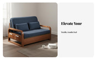 Space-Saving Pull-out Armchair Bed Easy to Convert Pull-out Sleeper Armchair Breathable Cover Convertible Seating Heavy-Duty Frame for Apartment Dwellers, Guest Hosts, Students, Living Room, Bedroom, Home Office