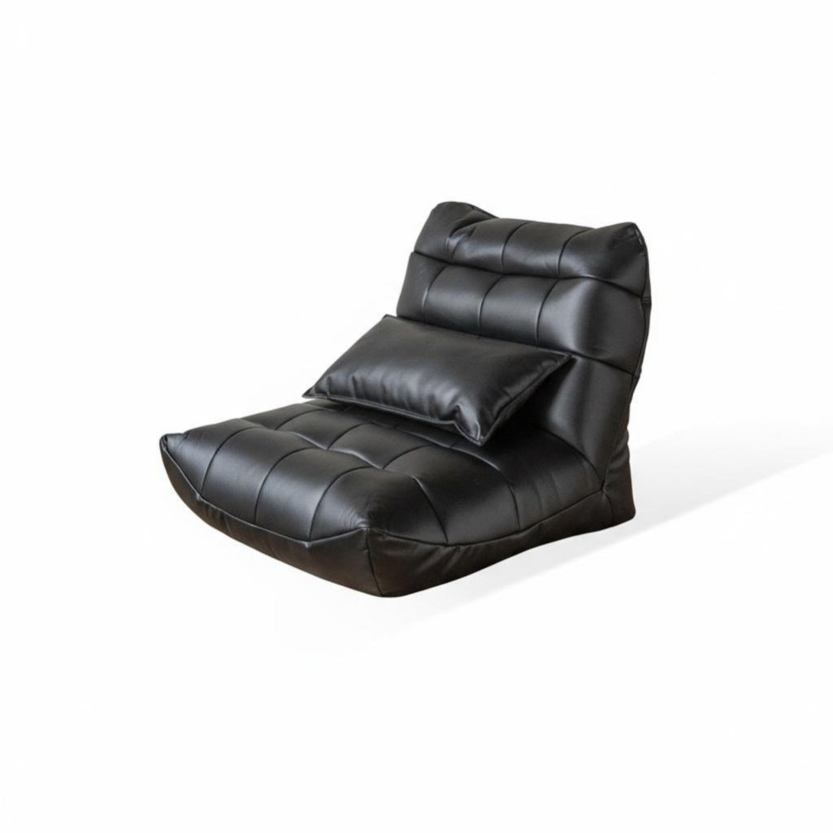 Quilted Floor Lounger Minimalist Design Lazy Sofa Multipurpose Use Full Figure Support for Students, Bedroom, Balcony