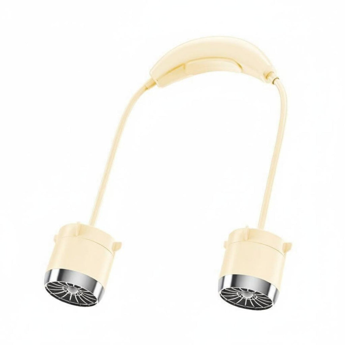 USB Rechargeable Portable Neckband Fan Adjustable Speed Neck Fan Flexible Arms Personal Cooling Device Lightweight for Outdoor, Travel, Sports, Office
