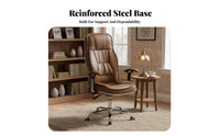 Highspine Reclining Chair with Footrest Height Adjustable Computer Seat Support sturdy Duty for Students, Study Room