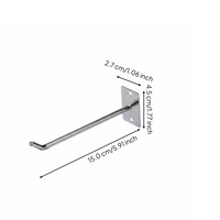 Metal wall hook for entryway