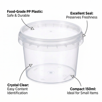 Heavy Duty Food Grade PP Bucket Pail Handle Lid, Customizable Food Grade Container, Airtight Seal St - Image 6