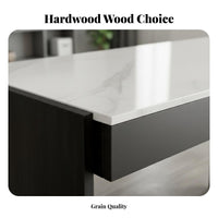 Extendable Nightstand Desk Modern Aesthetic Bedroom Furniture Multi-Functional Space-Saving for Apartment Dwellers