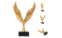 Golden Feather Ornament Opening Gift Angel Appendages Decor Nordic Design