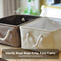 Foldable cloth container foldable Organizer Box Easy to clean for On Shelves, Families