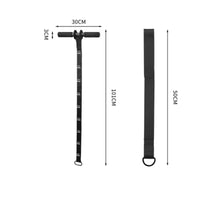 Adjustable Forearm Strap with Foam Handle Non-Slip Forearm Training Strap Lightweight Grip Training Handle Portable for Athletes, Home Gym
