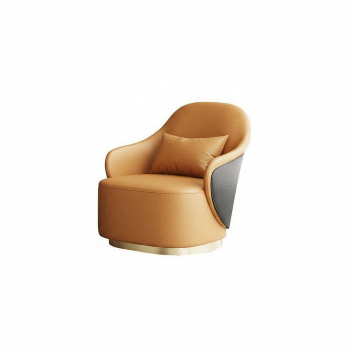 Upholstered Tub Chair Modern Design Reception Furniture High-Resilience Foam Seat Plush Fabric for Business Owners, Adults
