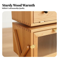 Nordic theme Robot-Shaped Nightstand Creative Design Multi-Storage Nightstand Playful Aesthetic Bedside Table sturdy Construction for Homeowners, Adults, Parents, Bedroom, Living Room, Playroom, Nursery