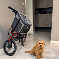 Feline Dog Bike Carrier Easy to Install Cycle Pet Bag Padded Straps for Cycling