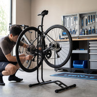 Sturdy Floor Bike Stand Space-Saving Two-Wheeler Parking Rack Indoor Freestanding Bike Rack Sturdy for Riders, Garage