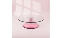 Rotating Cake Turntable Clear Decorating Turntable Smooth for Home Bakers