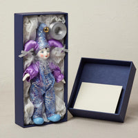 Ceramic Clown Figurine Souvenir Clown Doll Figurine Modern Art Design