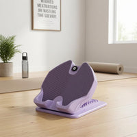 Anti-Slip Calf Stretch Board Grooved Surface Leg Stretching Board Textured Exercise Gear Soft Rubber for Adults, Children