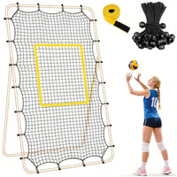 Square Mesh Volleyball Rebound Net Target Area Replacement Volleyball Net Attachment Cords Athletic Equipment Fastening Strap