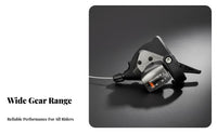 Mountain Bike Gear Change Er Accurate Gearing Mountain Bike Thumb Change Er Easy Installation Pedaling Gear Change Lever for DIY Enthusiasts, Cyclists