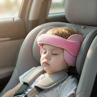 Adjustable Car Seat Head Support Strap Padded Sleeping Head Support with Strap Soft and Fluffy for Toddlers