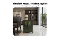 Chinese design Storage Cabinet Antique Finish Bedside Drawer Unit Multi-Functional adaptable Use for Interior Decorators