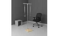 Standing Exercise Rack, Space-Saving Spring Resistance Rack Hooks for Home Flexibility Training