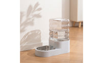 Pet Water Dispenser Large Capacity Dog Water Dispenser Multi-Level Filtration Automatic Waterer with Stainless-Steel Tray for Cats, Home, Kitchen