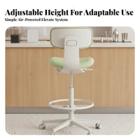 Adjustable Saddle Stool Modern modern bar Chair 360-Degree rotate for residents